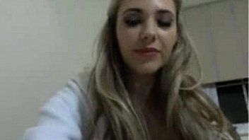 Horny Teen Collage Webcam Girl Fingering Pussy