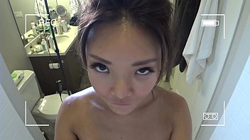 Sexy Asian POV Bathroom Blowjob